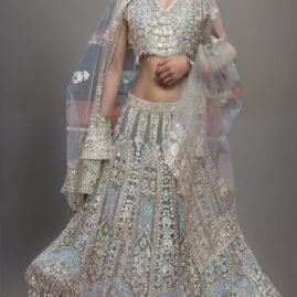 The Allure of Golden Mirror Work Lehenga: Perfect Attire for Special Occasions rent only