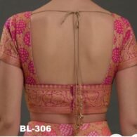 Elegance Redefined: The Closed Neck Blouse of Bananasi Saree