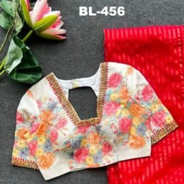 Back Neck Designer Blouse - BL-456